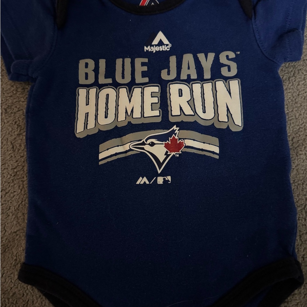 MLB Majestic Blue Jays Onesie